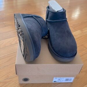 BNIB Ugg Classic Ultra Mini Eve Blue Women’s size 8